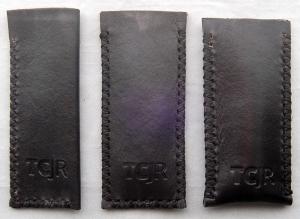 Handmade Leather Pocket Knife Slips by TCJR Leatherworks - MEDIUM Size - 425 long x 15 wide