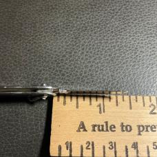 RICHARDS OF SHEFFIELD PEN KNIFE 2 BLADES ROSE ON TANG . 