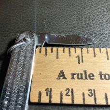 RICHARDS OF SHEFFIELD PEN KNIFE 2 BLADES ROSE ON TANG . 