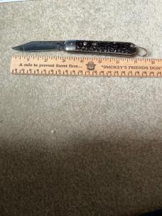 GEORGE SCHRADE PRESTO BLACK SWITCHBLADE WORKS GREAT 