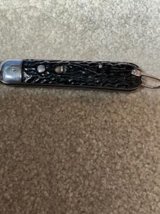 GEORGE SCHRADE PRESTO BLACK SWITCHBLADE WORKS GREAT 