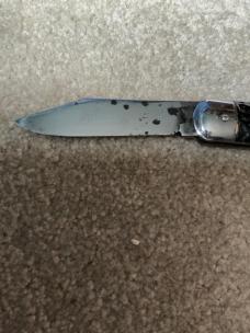 GEORGE SCHRADE PRESTO BLACK SWITCHBLADE WORKS GREAT 