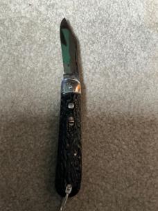 GEORGE SCHRADE PRESTO BLACK SWITCHBLADE WORKS GREAT 