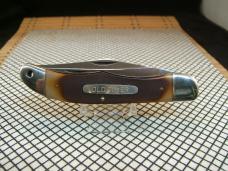 SCHRADE OLD TIMER 25OT FOLDING HUNTER VINTAGE U.S.A. NEW IN BOX CARBON STEEL BLADES SHEATH & PAPERS