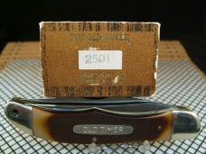 SCHRADE OLD TIMER 25OT FOLDING HUNTER VINTAGE U.S.A. NEW IN BOX CARBON STEEL BLADES SHEATH & PAPERS