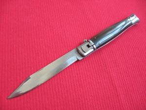 Vintage Large Size Italian Fishtail Leverlock Switchblade Knife.