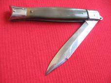 Vintage Large Size Italian Fishtail Leverlock Switchblade Knife.