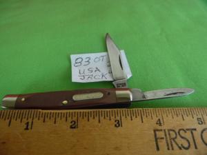 VINTAGE SCHRADE USA OLD TIMER 83OT 3-1/4 " DELRIN PRE OWNED USED LITTLE IF ANY GOOD EDGE & ACTION