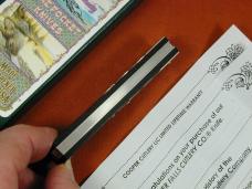 Beaver Falls Cutlery Linear Cut Ebony Barn Door Hinge Jack Knife NIT Cooper Cut. 1 of 25 USA BDH-LCE