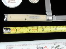 Great Eastern Cutlery GEC Smooth Bone Burlap Micarta Town Physicians Knife NIT USA Made 412226