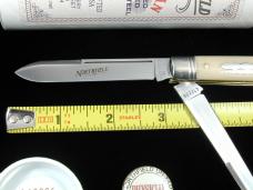 Great Eastern Cutlery GEC Smooth Bone Burlap Micarta Town Physicians Knife NIT USA Made 412226