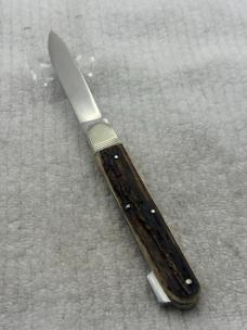 Dreizack Vintage One Blade Lockback Made In Solingen Germany (68)