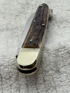 Dreizack Vintage One Blade Lockback Made In Solingen Germany (68)