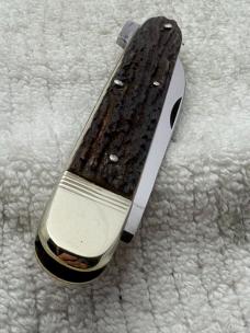 Dreizack Vintage One Blade Lockback Made In Solingen Germany (68)