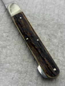 Dreizack Vintage One Blade Lockback Made In Solingen Germany (68)