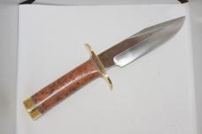 Randall Knife Model 15 CDT SS New Thuya Burl and Brass