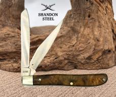 BUCK 381 Mini Trapper 2.75" Closed 2015 Rosewood 2 Blade Pocket  Knife (7)