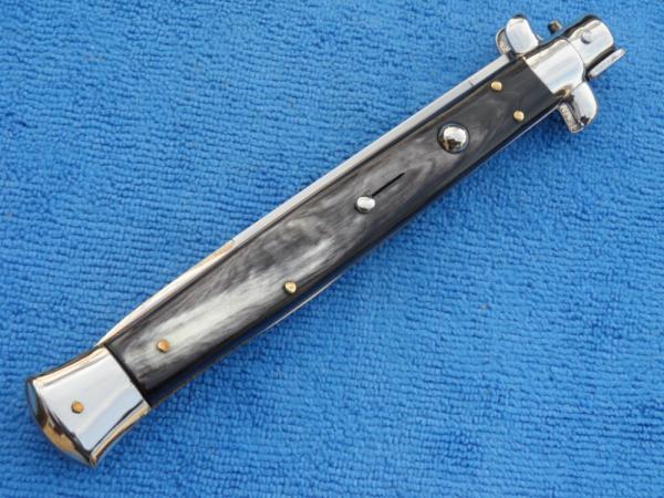  New R. Beltrame 13"  Italian Stiletto Brazilian-Horn Handles- SS Swedge Blade