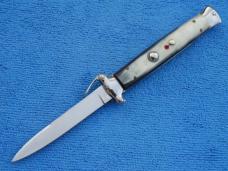 Vintage Italian Trap door OTF Automatic switchblade Brazilian horn *First Model* 