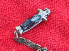  2-3/4" Horn Mini Stiletto Keychain Knife -made in Italy
