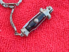  2-3/4" Black Mini Stiletto Keychain Knife -made in Italy