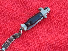  2-3/4" Black Mini Stiletto Keychain Knife -made in Italy II