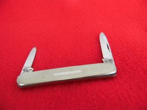 VINTAGE IXL ENGLAND GEORGE WOSTENHOLM 3-14quot STAINLESS PEN KNIFE MINT