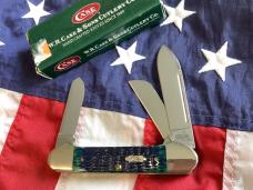 2007 Gunboat Canoe (Mdl# 6394 SS) w/ Great Green Bone Handles. NOS in Orig box Minty