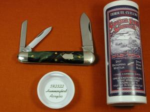 Great Eastern Cutlery Hummingbird Acrylic Shaffer Farm Splitback Whittler Knife 1 Of 529 NIT 592322