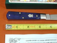 Beaver Falls Cutlery Co Smooth Purple Bone Jack Knife NIT Cooper Cutlery Made in USA PUR