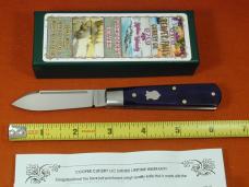 Beaver Falls Cutlery Co Smooth Purple Bone Jack Knife NIT Cooper Cutlery Made in USA PUR