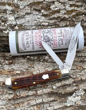 GEC NORTHFIELD ** 488224 ANTIQUE YELLOW JIGGED BONE SLIM DOG