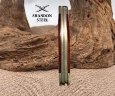 CASE XX 6 DOT 2014 USA POCKET WORN OLD RED BONE STOCKMAN KNIFE 6318 SS (111)