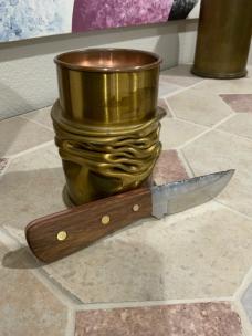 Hand Crafted Bonehead Hunting Knife Made in USA
