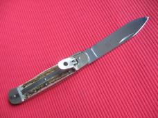 Older Solingen German Hubertus Stag Leverlock Switchblade Knife - NOS