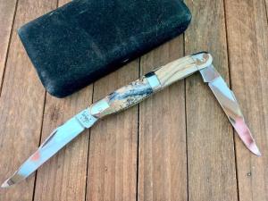 Case Custom Muskrat Customized by D.D. Thompson Mastodon Ivory 2003 