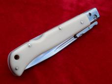New 11" Italian Roma Swinguard Switchblade knife Faux Ivory handles III