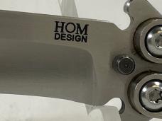 HOM DESIGN (JERRY HOM) Titanium Basilisk-R Balisong Butterfly w/ OMP Box