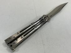 HOM DESIGN (JERRY HOM) Titanium Basilisk-R Balisong Butterfly w/ OMP Box