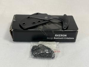 AKERON Bastinelli Creation Design L'Innocent Push Dagger w/ Sheath & OMP Box