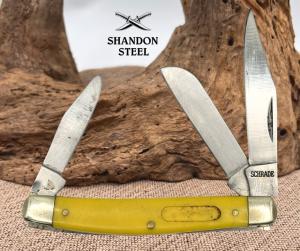 Schrade 34OTY Old Timer Stockman Pattern 3 Blade Pocketknife 3.25”Closed (106)