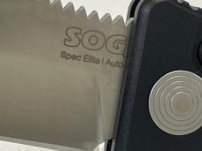 SOG Spec Elite I Drop Point Push Button Automatic