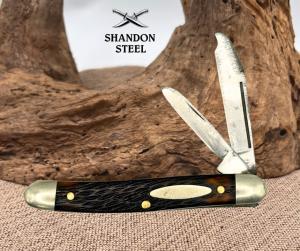  JOHN PRIMBLE VINTAGE BELKNAP LOUISVILLE KY USA DELRIN SERPENTINE PEN KNIFE 109