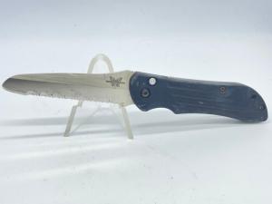BENCHMADE USA 9110 First Production GIN-1 Black Serrated Auto Stryker 