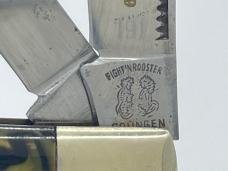 1989 FIGHT'N ROOSTER Invisible Empire KKK Gold Black Stockman (1 of 1000)