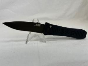 SOG Spec Elite II Drop Point Push Button Automatic 