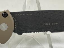 HECKLER & KOCH 14700SBK-702 Ltd. Ed. Tan Serrated Drop Point Auto w/ OMP Box