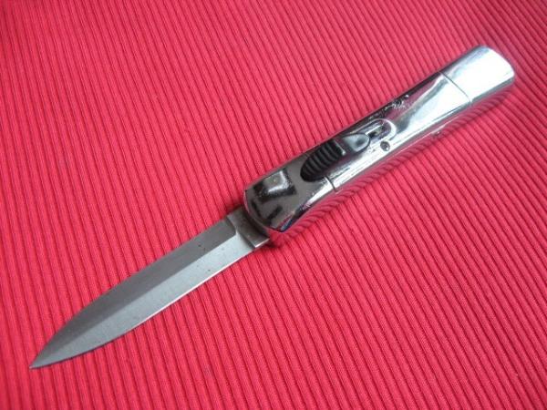 Early Very Heavy All Metal Italian Dagger Blade OTF Front Opener Switchblade Knife