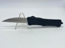 COBRATEC KNIVES D2 Wharncliffe Black OTF Automatic w/ Sheath in OMP Box