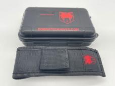 COBRATEC KNIVES D2 Wharncliffe Black OTF Automatic w/ Sheath in OMP Box